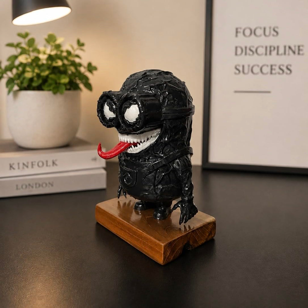 Symbiote Inspired Collectible Figure | Glossy Black Finish | Fantasy Comic Inspired