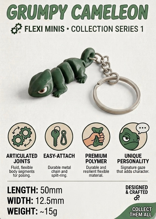 Uinque Mystery Keychains Articulated Bag Charms | Party Favor Gift | Kids Collectible