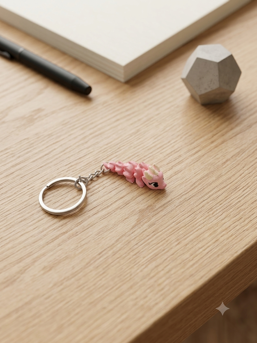 Flexi Minis Keychains Articulated Bag Charms | Party Favor Gift | Kids Collectible