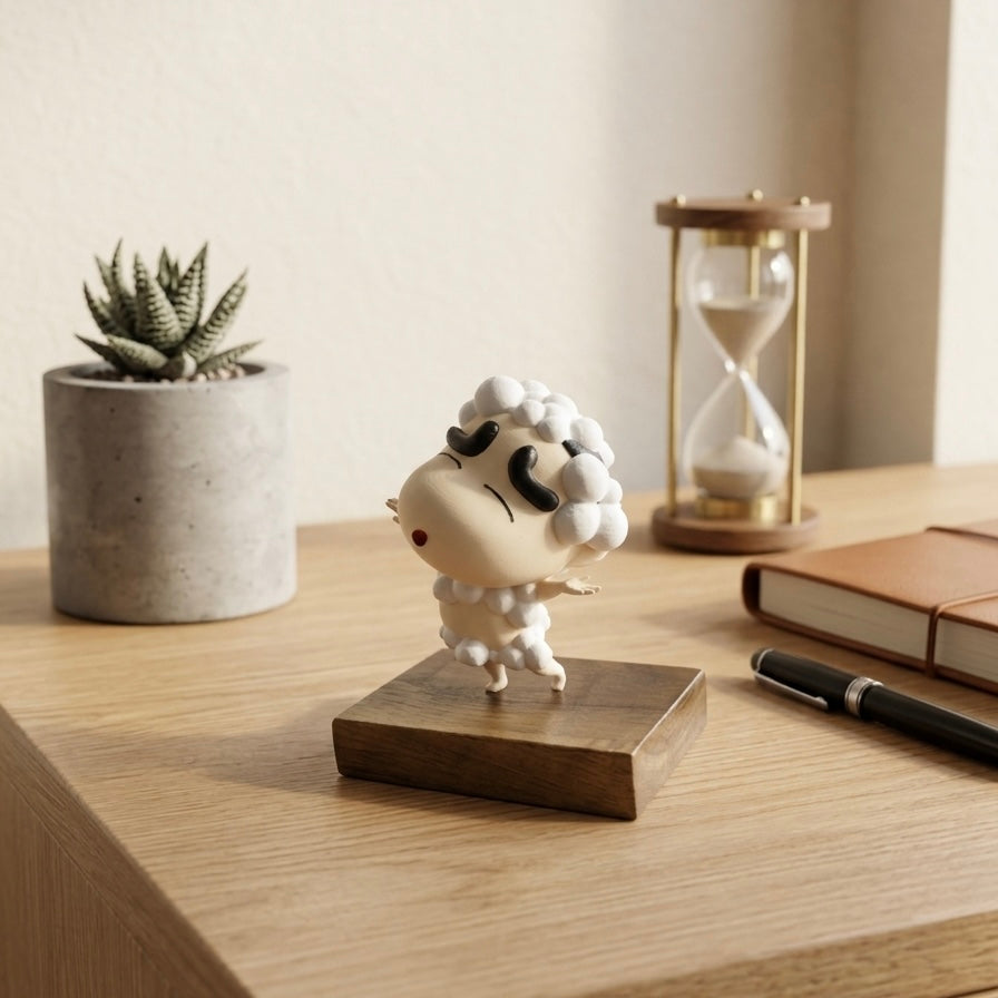 Quirky Shinchan Figurine | Cute Character Collectible | Decorative Showpiece for Home Office Study Table Gift (Bathing Shinchan)