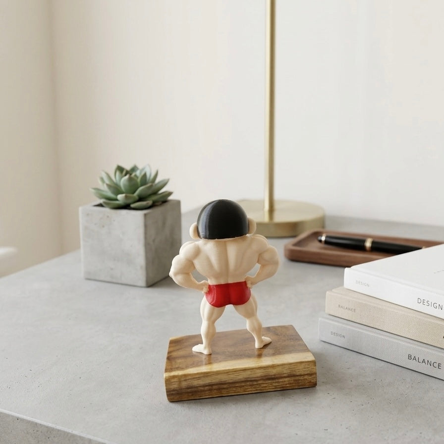 Quirky Shinchan Figurine | Cute Character Collectible | Decorative Showpiece for Home Office Study Table Gift (Bathing Shinchan)